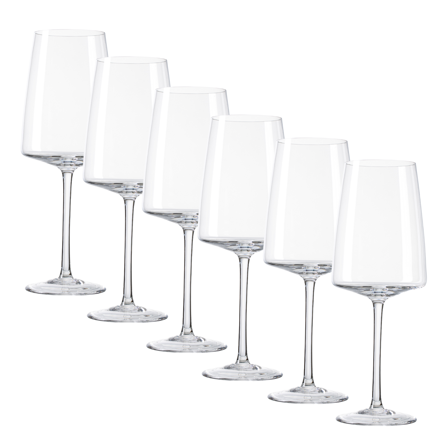 Jogo de 6 Taças de Cristal para Vinho Tinto Mozart Crystal By Frederico Strauss - 500ml - Amaité