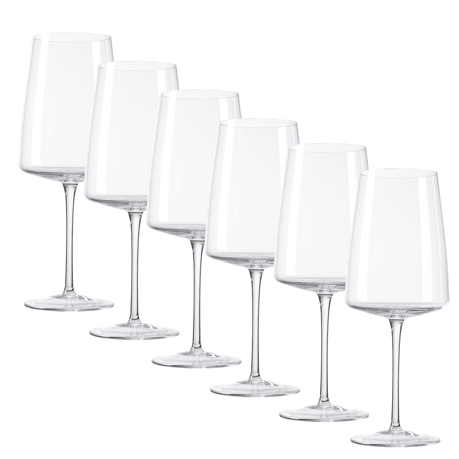 Jogo de 6 Taças de Cristal para Água Mozart Crystal By Frederico Strauss - 600ml -  Amaité Praia