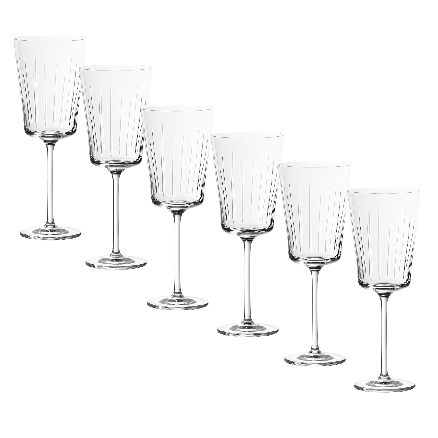 Jogo de 6 Taças de Cristal Vivaldi para Água Mozart Crystal By Frederico Strauss - 410ml - Casa de Bragança 11