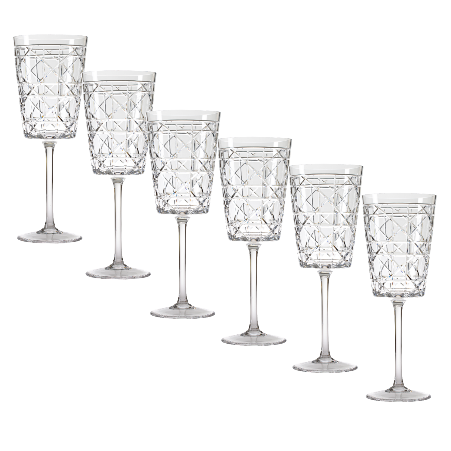 Jogo de 6 Taças de Cristal para Água Mozart Crystal By Frederico Strauss - 410ml - Casa de Bragança 95