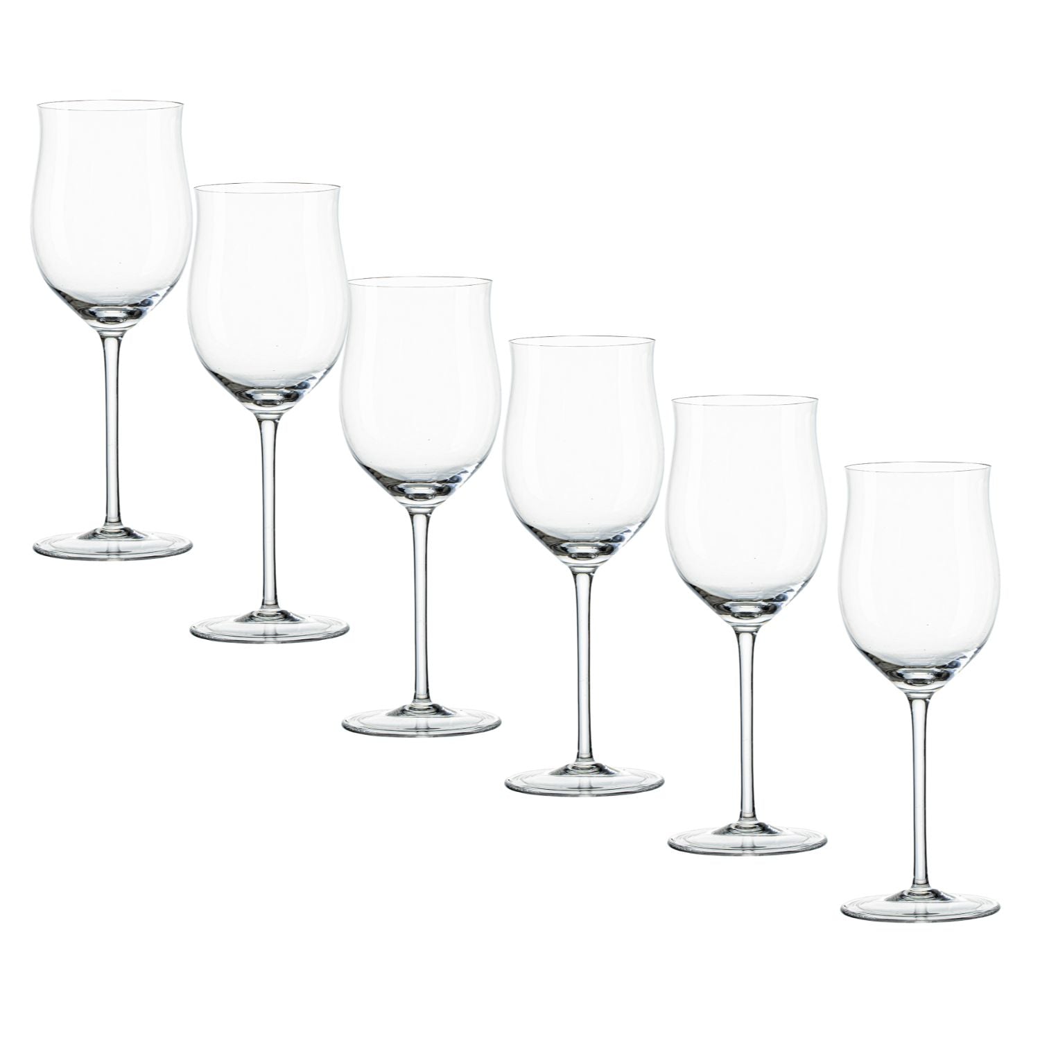 Jogo de 6 Taças de Cristal Chardonnay Mozart Crystal By Frederico Strauss - 400ml - Europa