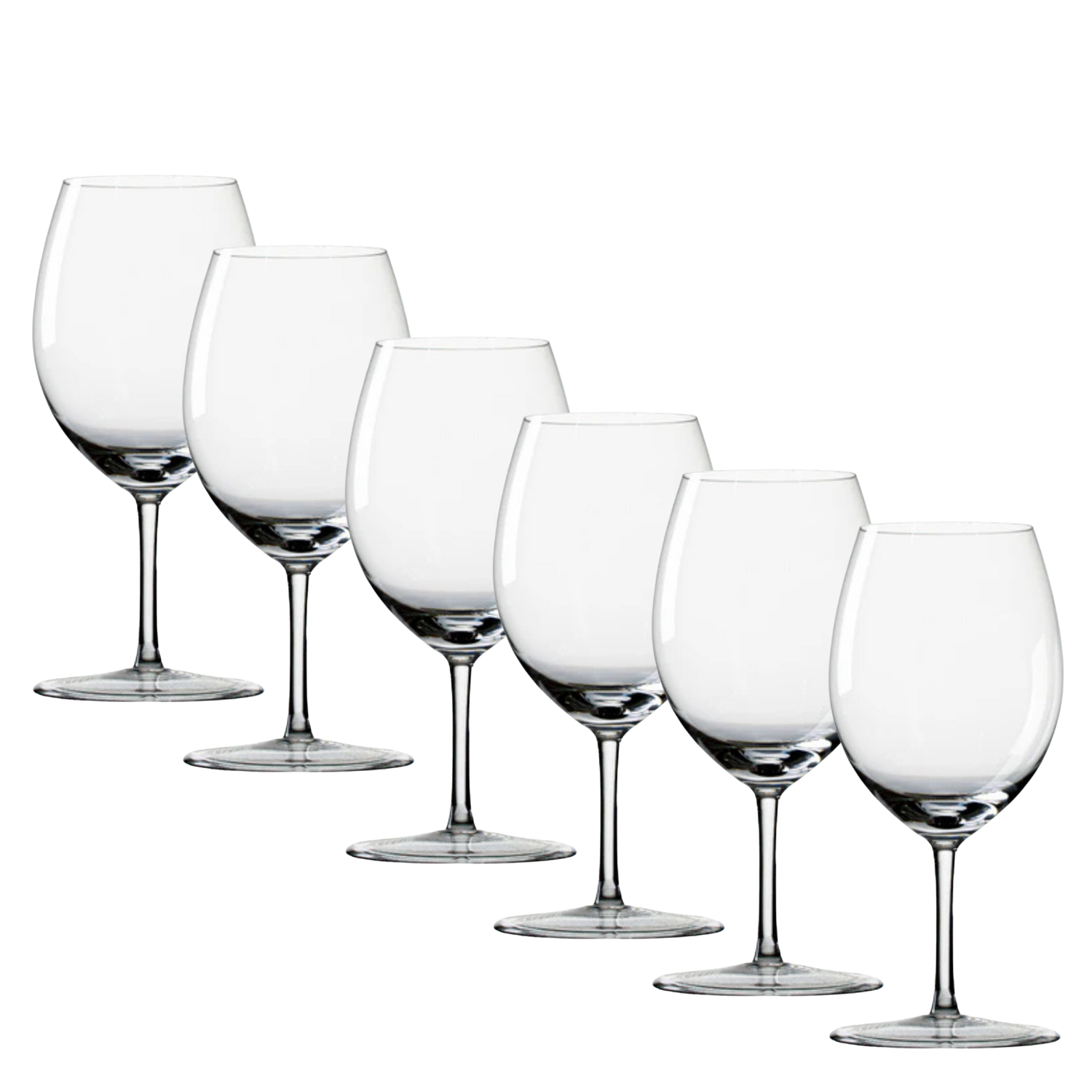 Jogo de 6 Taças de Cristal para Degustação Mozart Crystal By Frederico Strauss - 365ml - Sinfonia