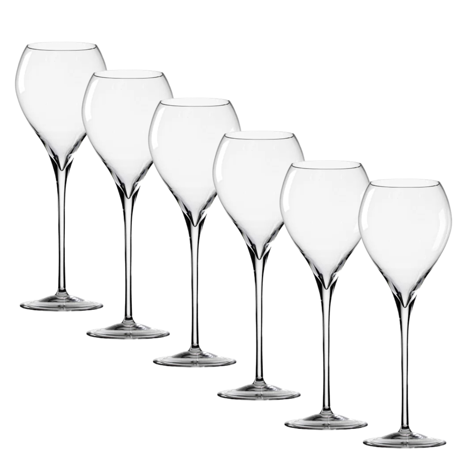 Jogo de 6 Taças de Cristal Gran Sommelier Du Vin Mozart Crystal By Frederico Strauss - 307ml - Concerto