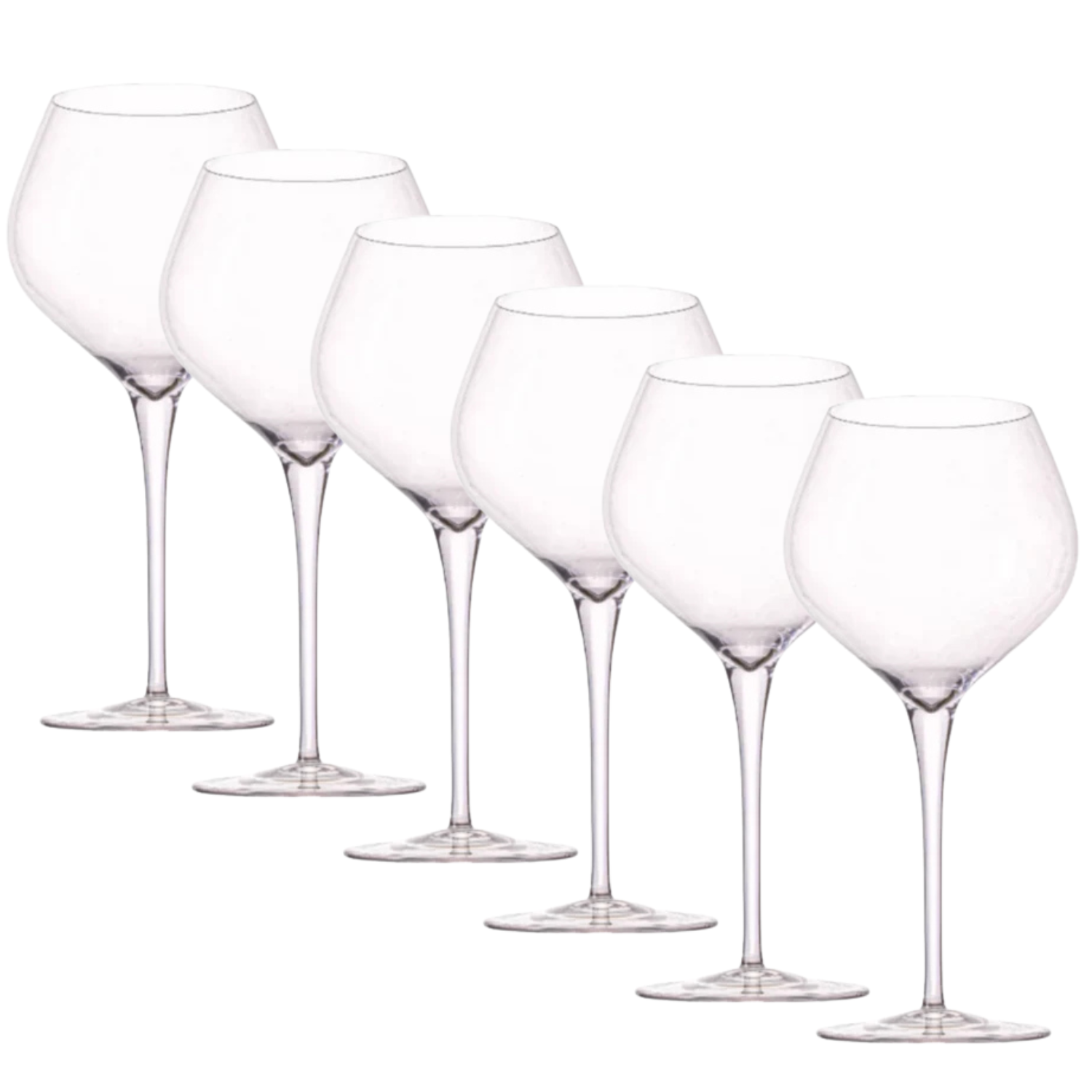 Jogo de 6 Taças de Cristal Reims para Champagne Mozart Crystal By Frederico Strauss - 750ml - Concerto