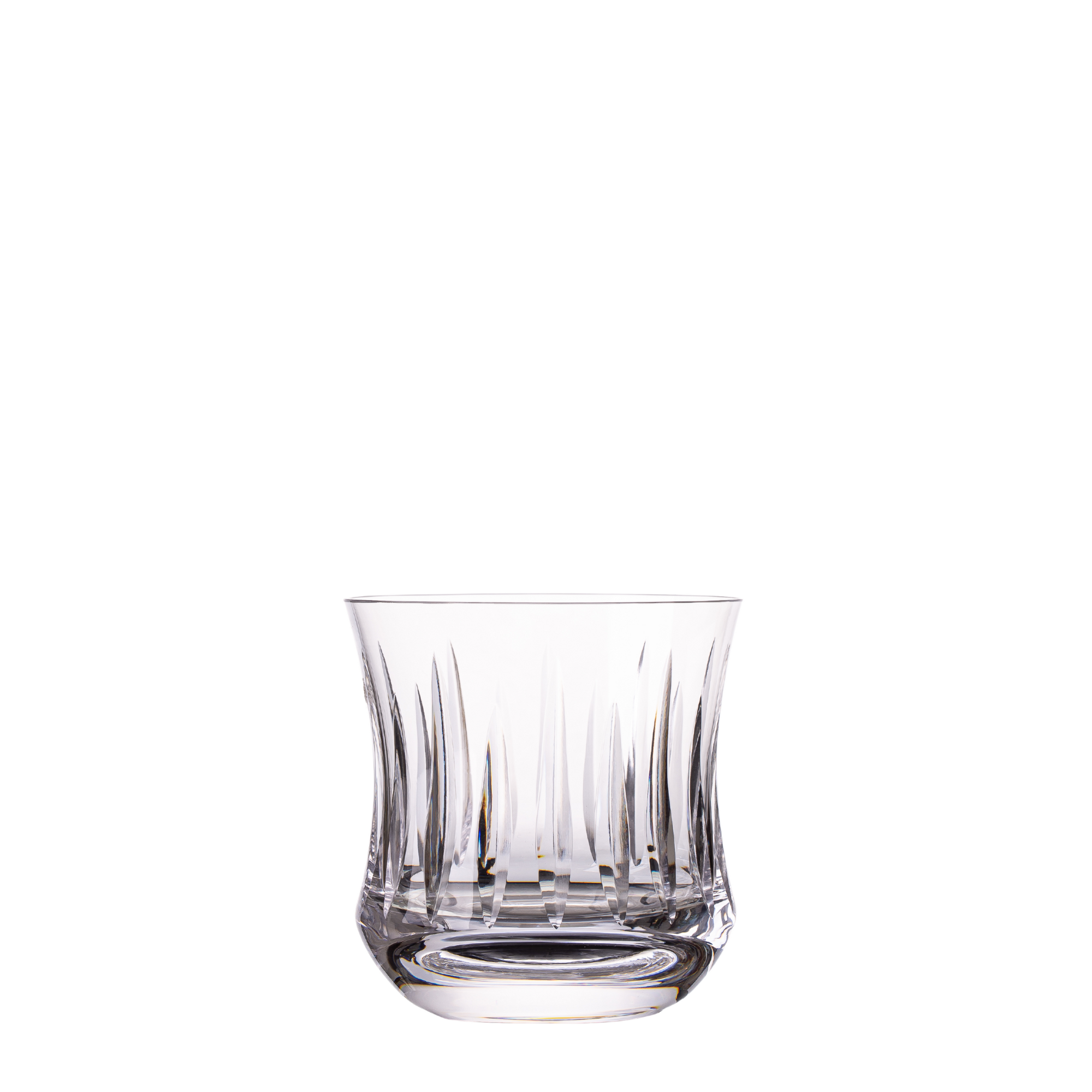 Jogo de 6 Copos de Cristal Vivaldi Flauta para Whisky Mozart Crystal By Frederico Strauss Lapidado 66