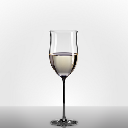 Jogo de 2 Taças de Cristal Riesling para Vinho Branco Mozart Crystal By Frederico Strauss