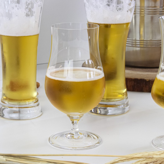 Jogo de 6 Taças de Cristal Bruxelas Mozart Crystal by Frederico Strauss - 390ml - Cerveja