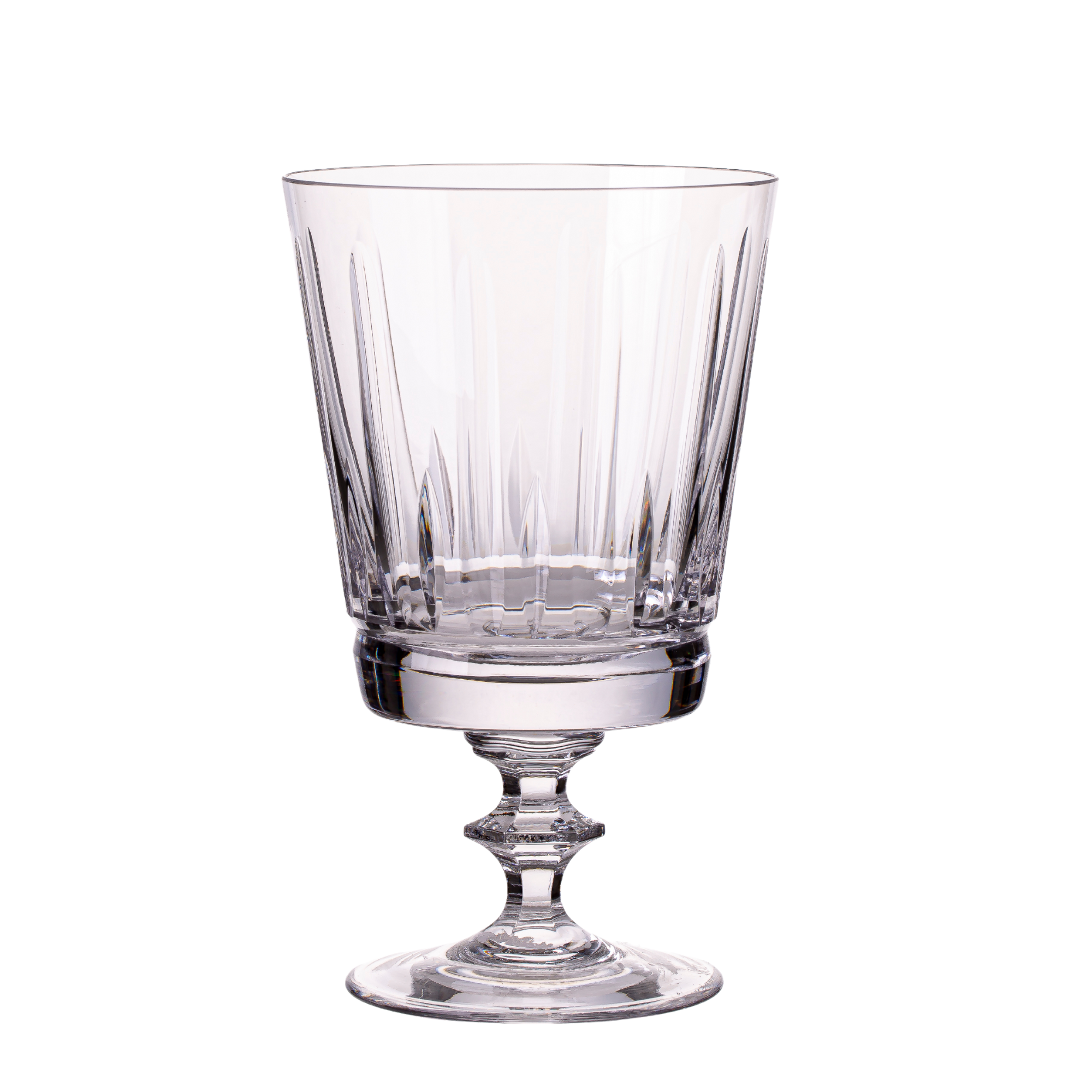 Taça de Cristal Cidade Jardim para Água Mozart Crystal By Frederico Strauss Lapidado 52