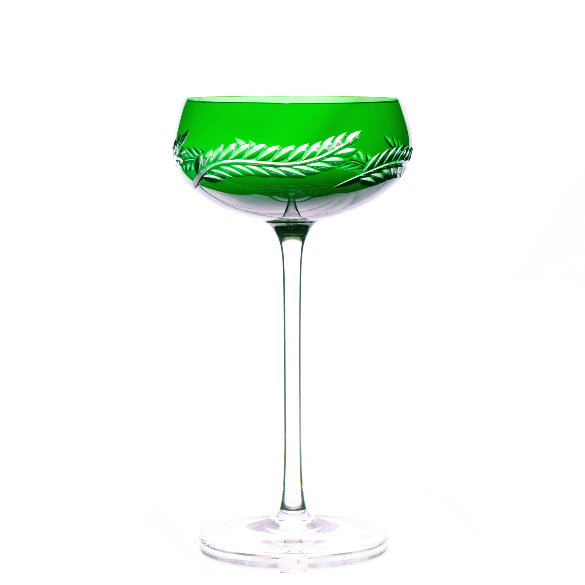 Taça de Cristal Coupé Bartender Balneário para Champanhe Lapidado 03 Mozart Crystal By Frederico Strauss