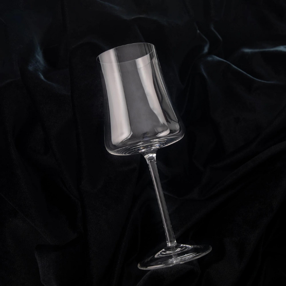 Jogo de 6 Taças de Cristal Itajahy para Vinho Mozart Crystal By Frederico Strauss