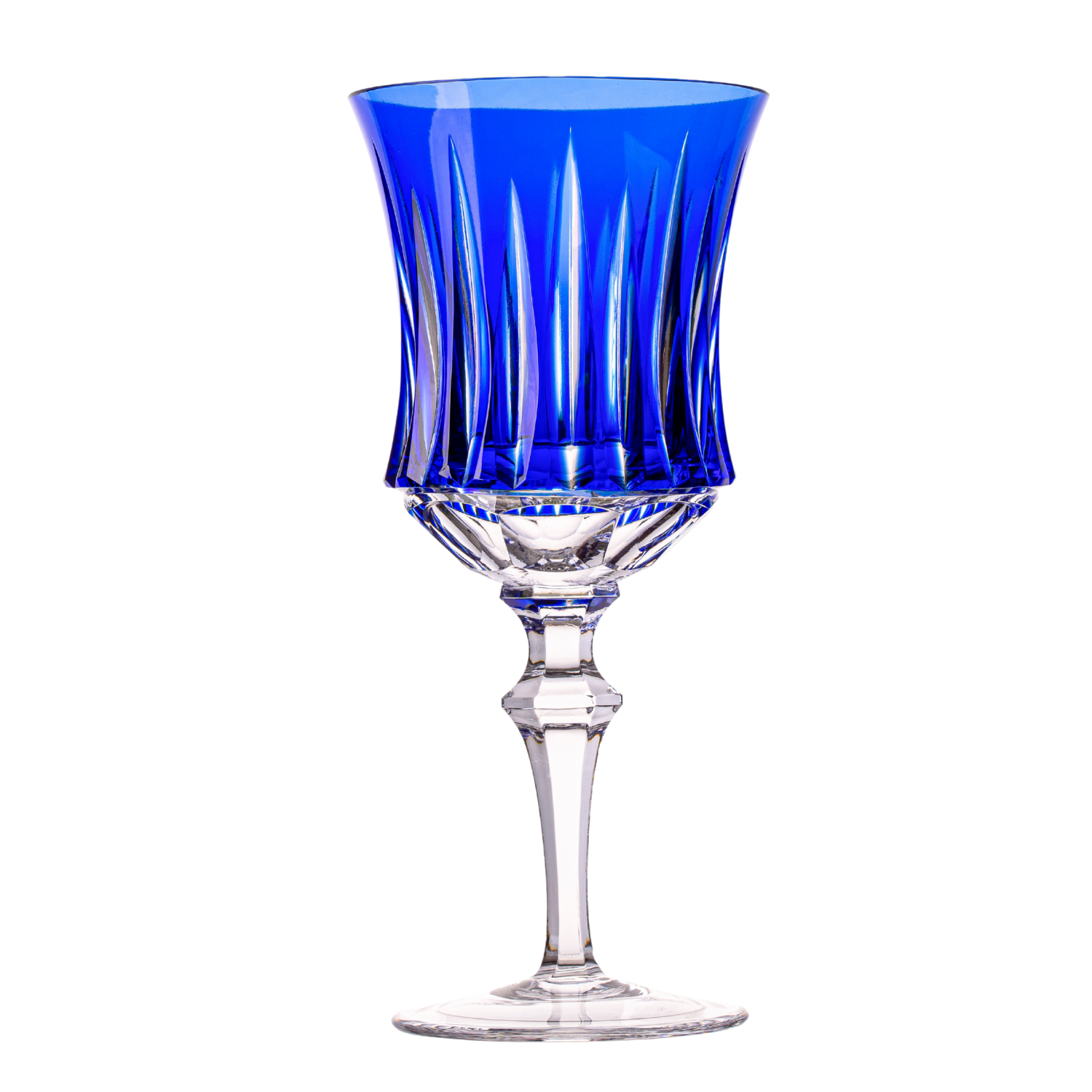 Taça de Cristal Flauta Vivaldi para Vinho Tinto Overlay Mozart Crystal By Frederico Strauss - 345ml - Flauta 66