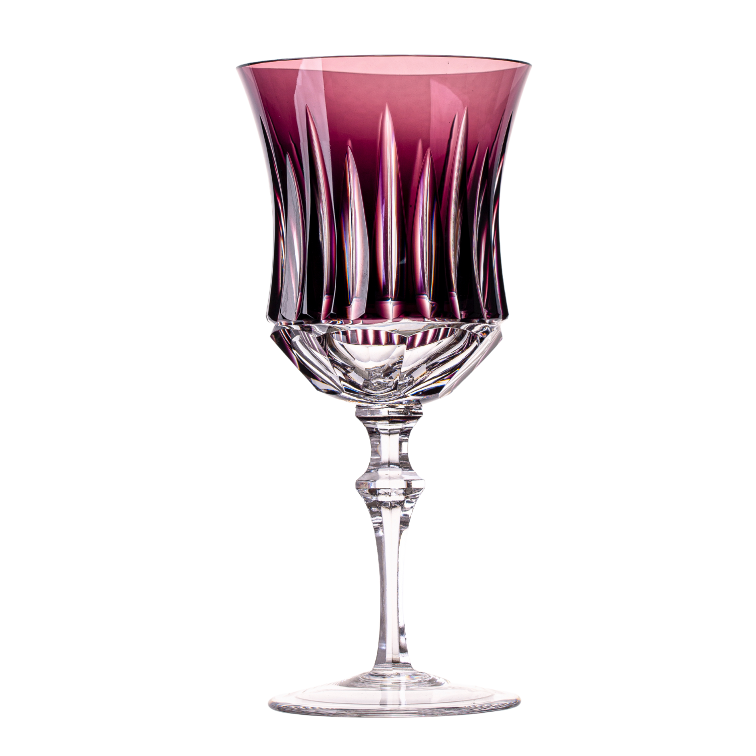 Taça de Cristal Flauta Vivaldi para Vinho Tinto Overlay Mozart Crystal By Frederico Strauss - 345ml - Flauta 66