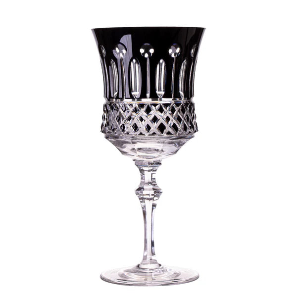 Taça de Cristal para Água Overlay Mozart Crystal By Frederico Strauss - 360ml - Flauta 69