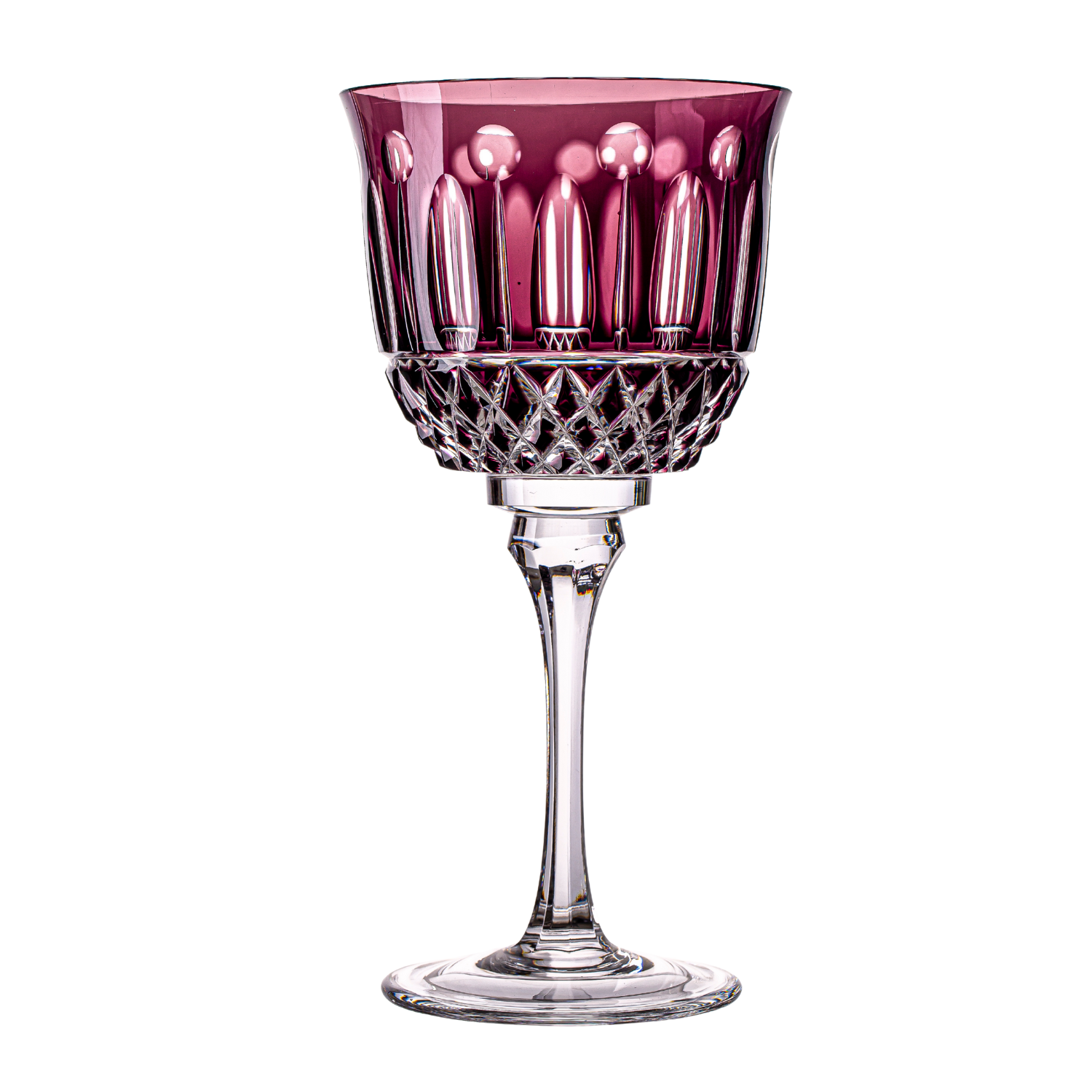 Taça de Cristal para Água Overlay Mozart Crystal By Frederico Strauss - 400ml - Sonata 69