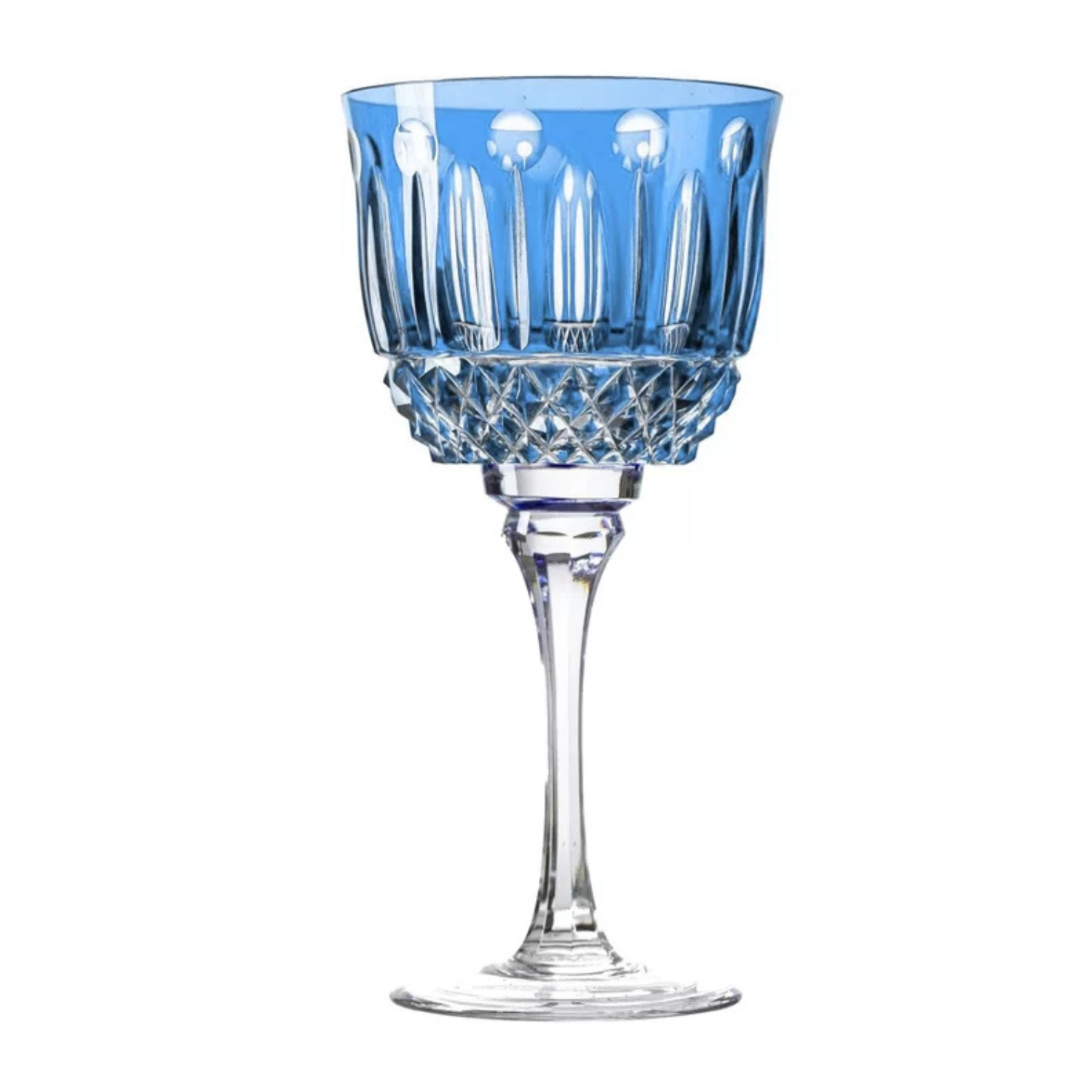 Taça de Cristal para Água Overlay Mozart Crystal By Frederico Strauss - 400ml - Sonata 69
