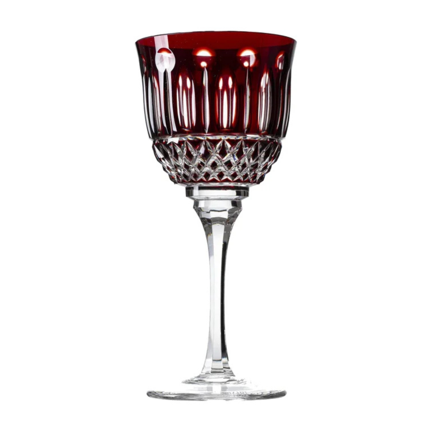 Taça de Cristal para Água Overlay Mozart Crystal By Frederico Strauss - 400ml - Sonata 69