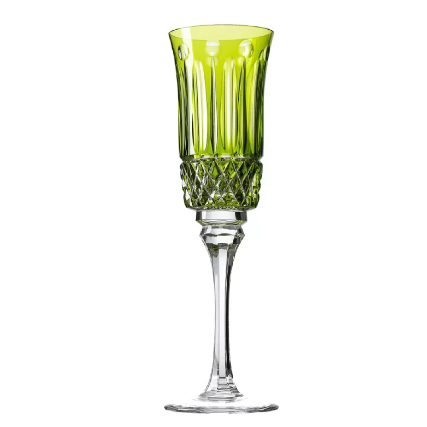 Taça de Cristal para Champagne Overlay Mozart Crystal By Frederico Strauss - 190ml - Sonata 69