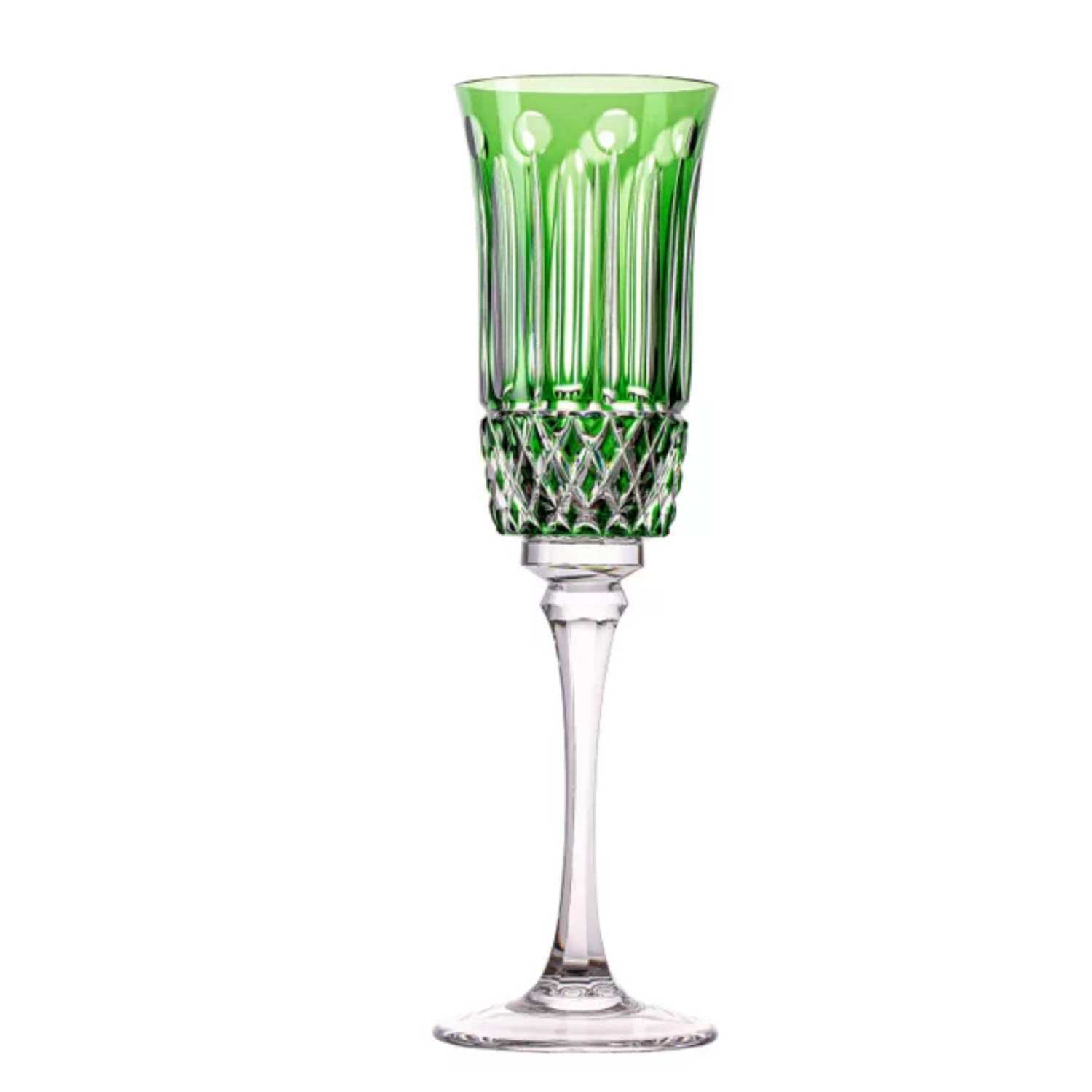 Taça de Cristal para Champagne Overlay Mozart Crystal By Frederico Strauss - 190ml - Sonata 69