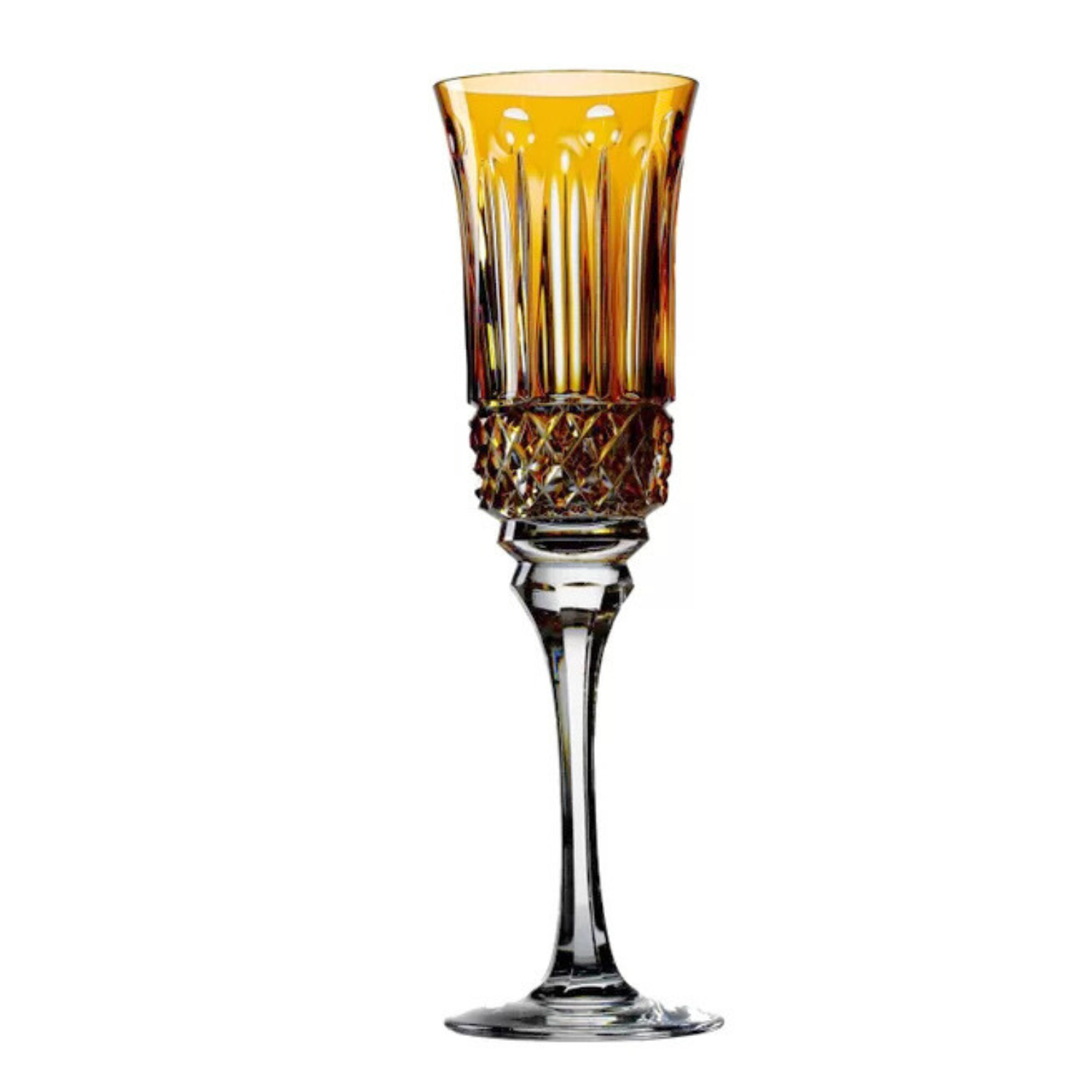 Taça de Cristal para Champagne Overlay Mozart Crystal By Frederico Strauss - 190ml - Sonata 69