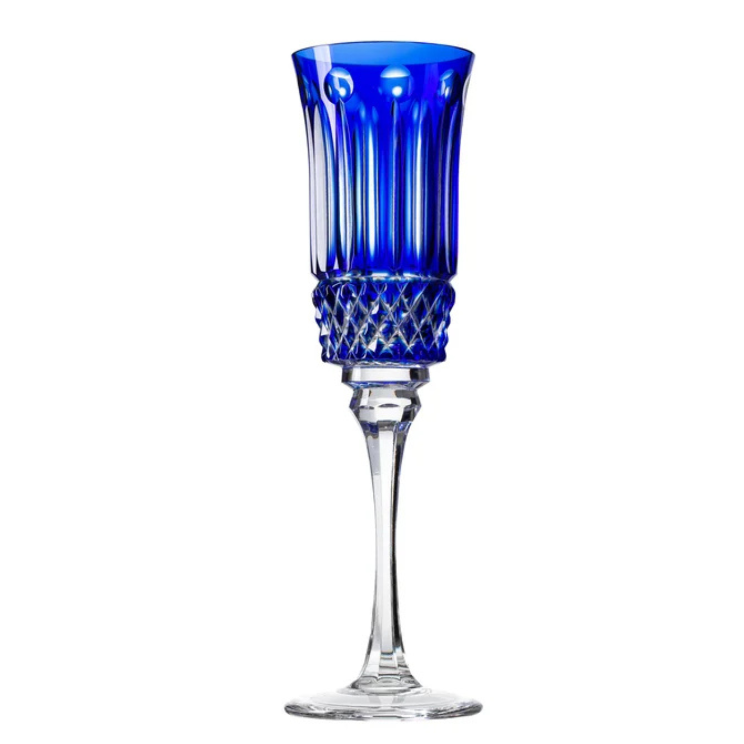 Taça de Cristal para Champagne Overlay Mozart Crystal By Frederico Strauss - 190ml - Sonata 69