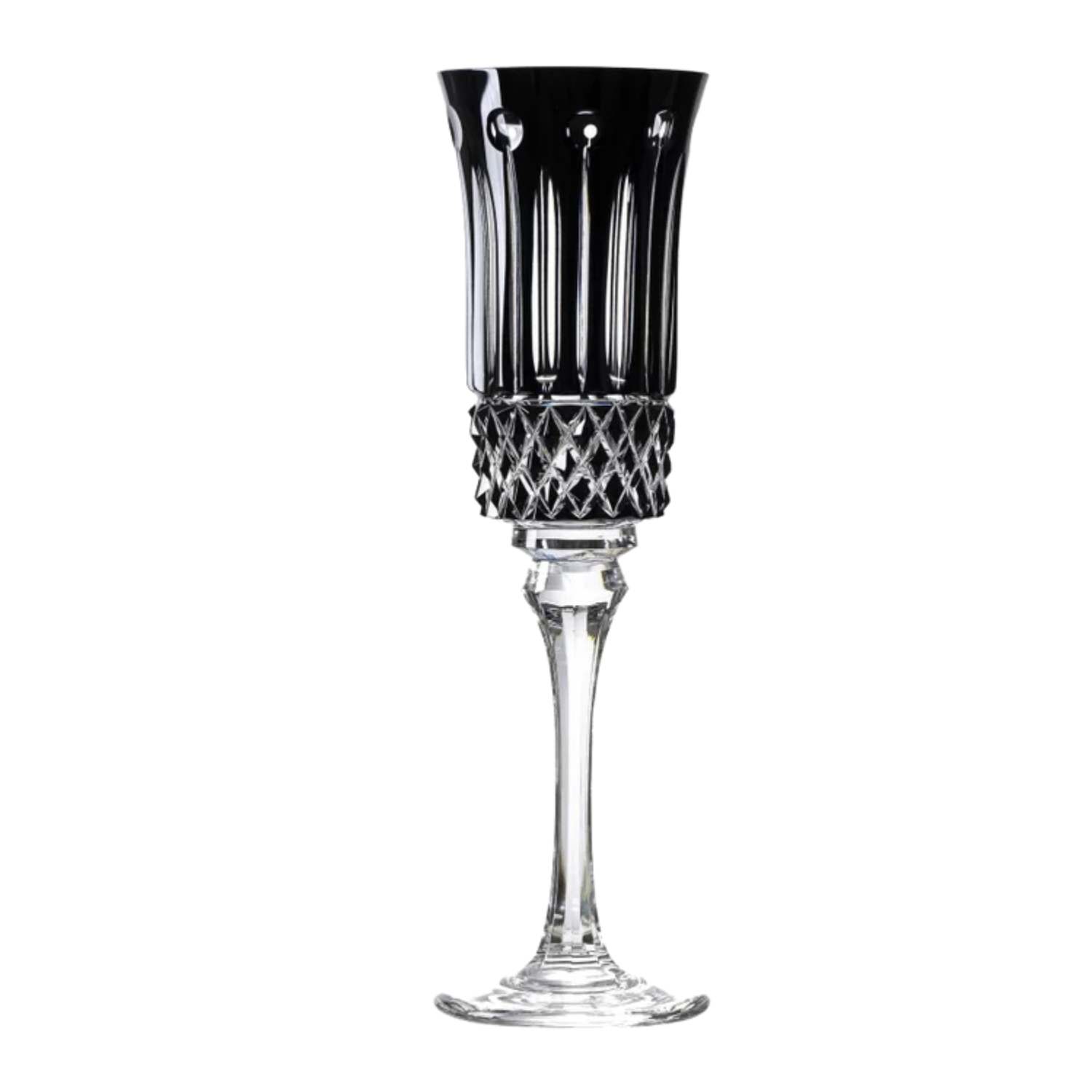 Taça de Cristal para Champagne Overlay Mozart Crystal By Frederico Strauss - 190ml - Sonata 69
