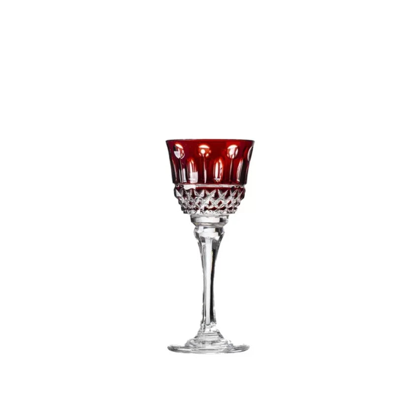Taça de Cristal para Licor Overlay Mozart Crystal By Frederico Strauss - 60ml - Sonata 69