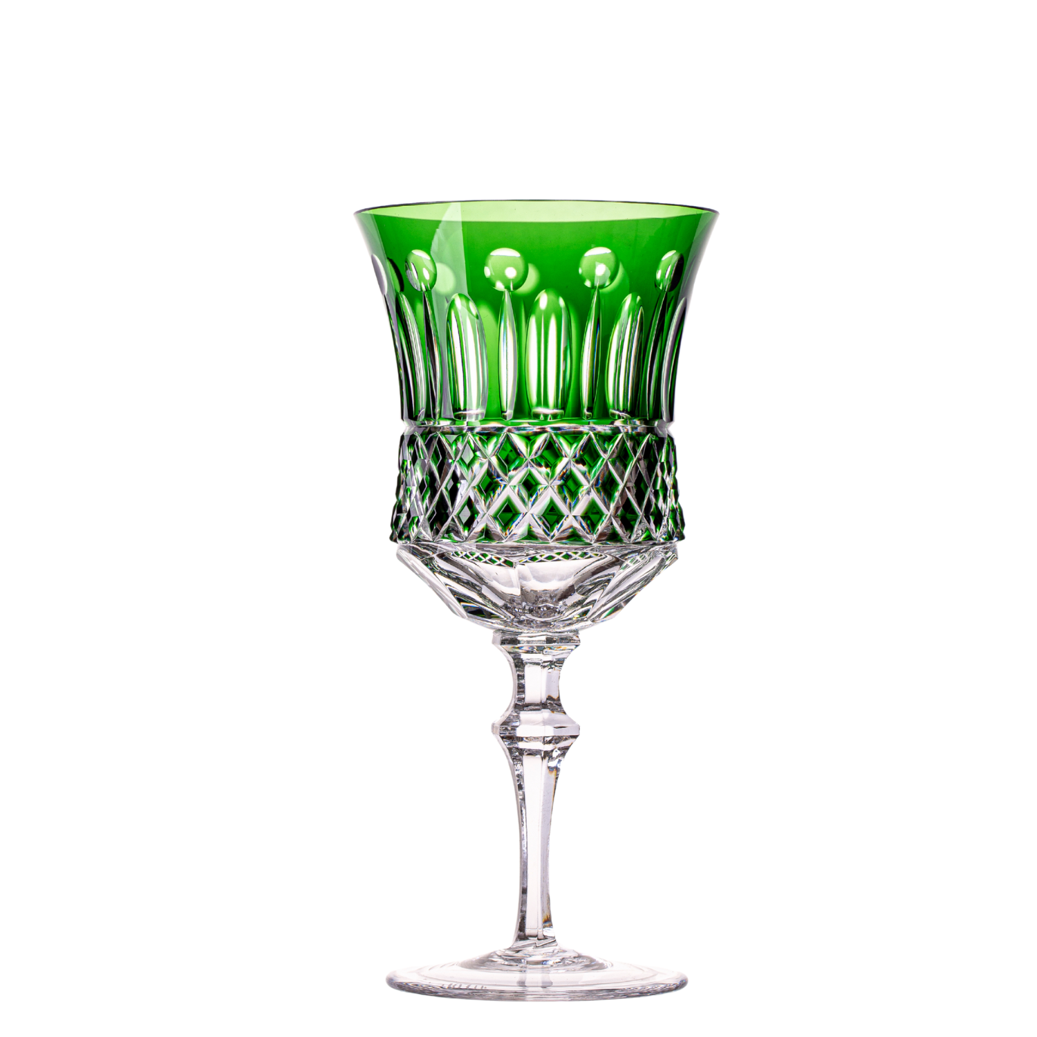 Taça de Cristal para Vinho Branco Overlay  Mozart Crystal By Frederico Strauss - 270ml - Flauta 69