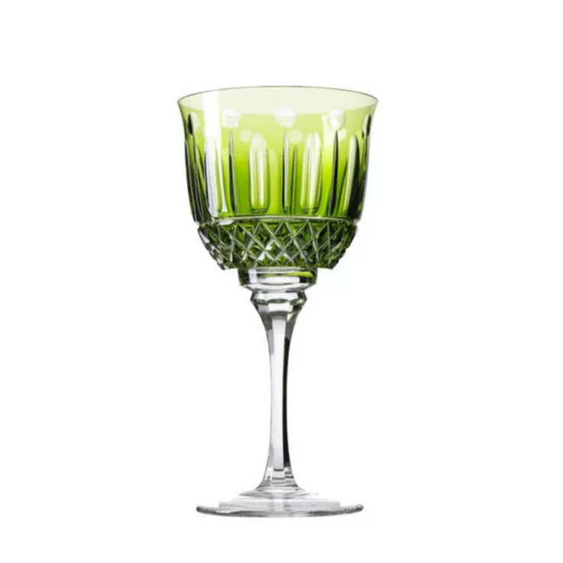 Taça de Cristal para Vinho Branco Overlay Mozart Crystal By Frederico Strauss - 280ml - Sonata 69