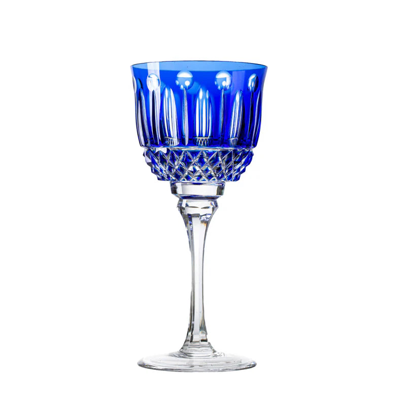 Taça de Cristal para Vinho Branco Overlay Mozart Crystal By Frederico Strauss - 280ml - Sonata 69