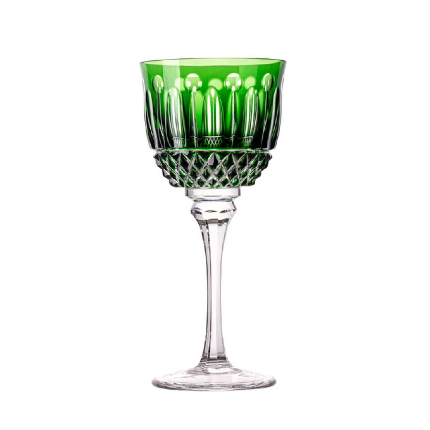 Taça de Cristal para Vinho Branco Overlay Mozart Crystal By Frederico Strauss - 280ml - Sonata 69
