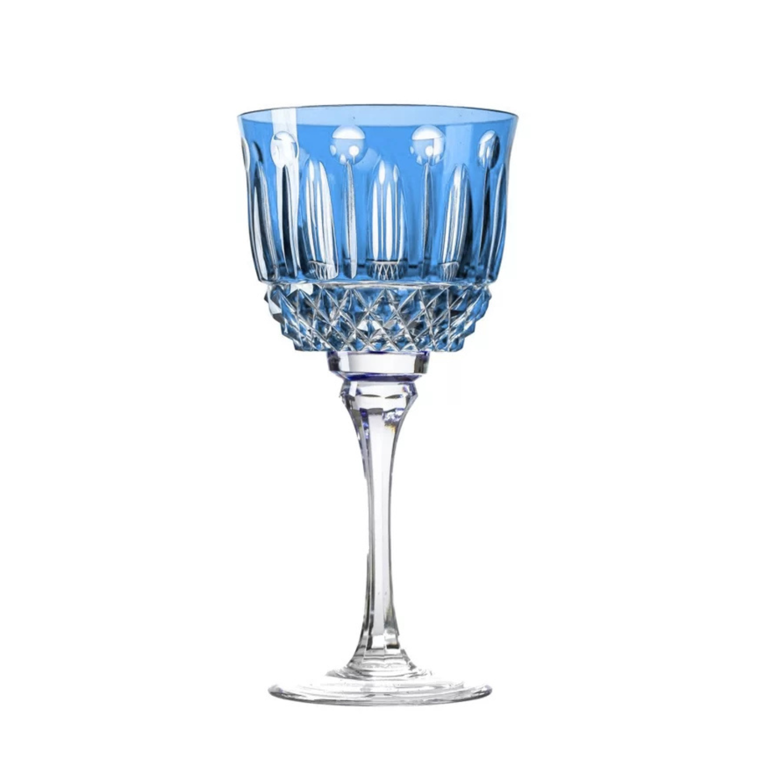 Taça de Cristal para Vinho Branco Overlay Mozart Crystal By Frederico Strauss - 280ml - Sonata 69