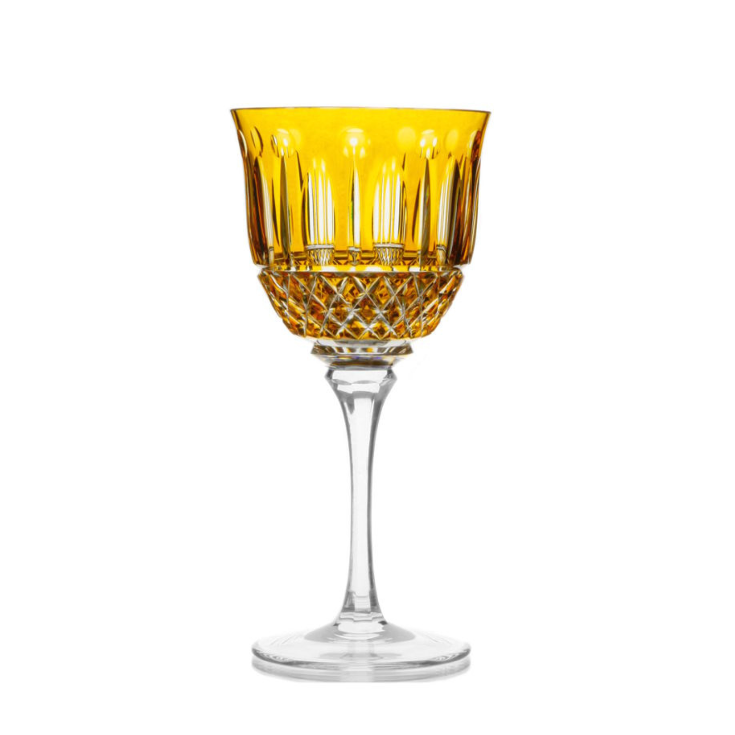 Taça de Cristal para Vinho Branco Overlay Mozart Crystal By Frederico Strauss - 280ml - Sonata 69
