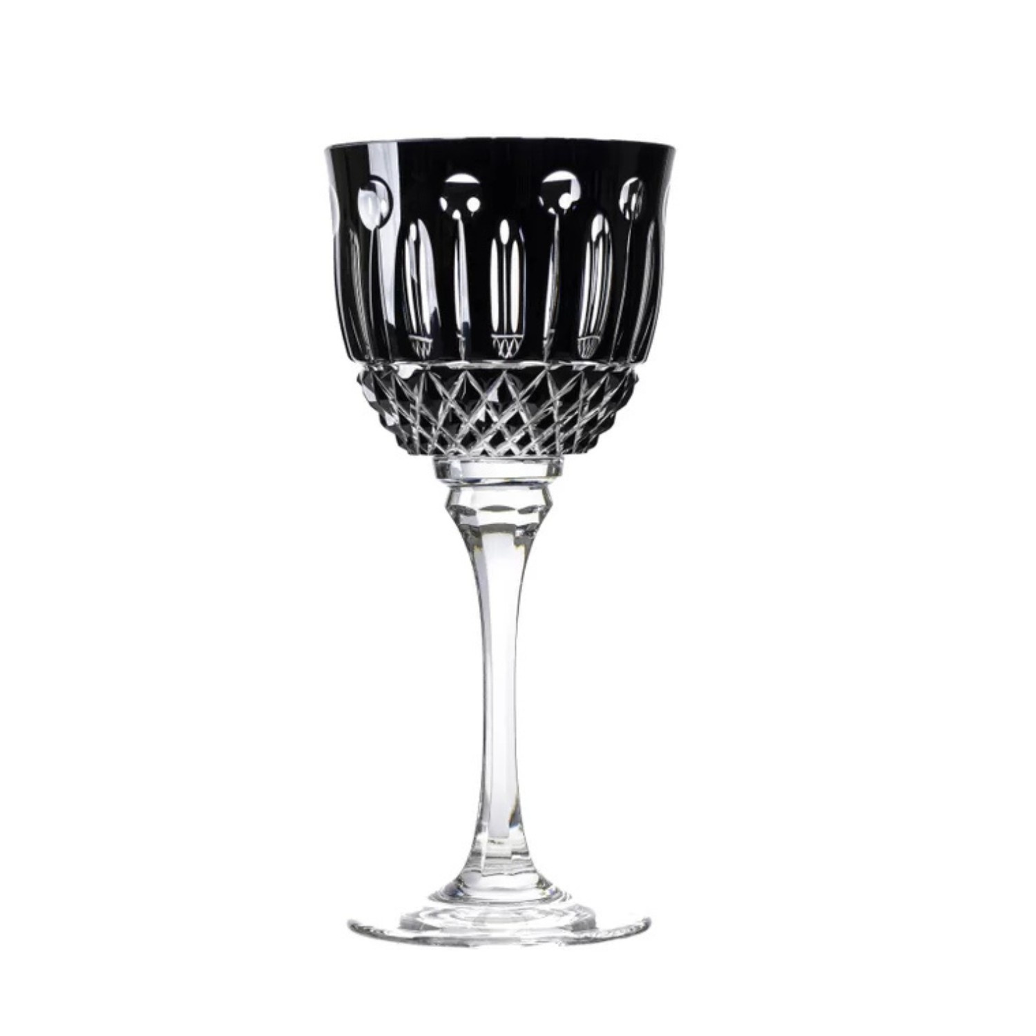 Taça de Cristal para Vinho Branco Overlay Mozart Crystal By Frederico Strauss - 280ml - Sonata 69