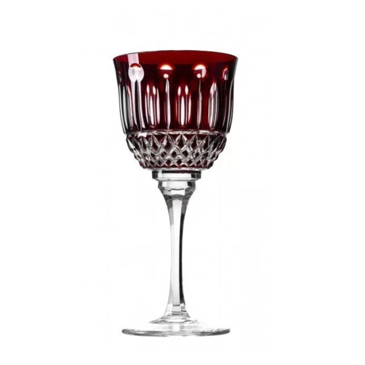 Taça de Cristal para Vinho Branco Overlay Mozart Crystal By Frederico Strauss - 280ml - Sonata 69