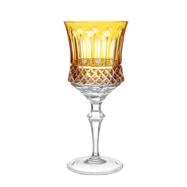 Taça de Cristal para Vinho Tinto Overlay Mozart Crystal By Frederico Strauss - 345ml - Flauta 69