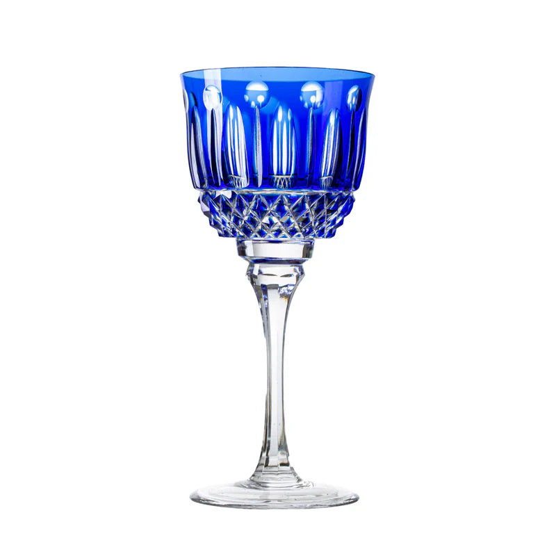 Taça de Cristal para Vinho Tinto Overlay Mozart Crystal By Frederico Strauss - 300ml - Sonata 69