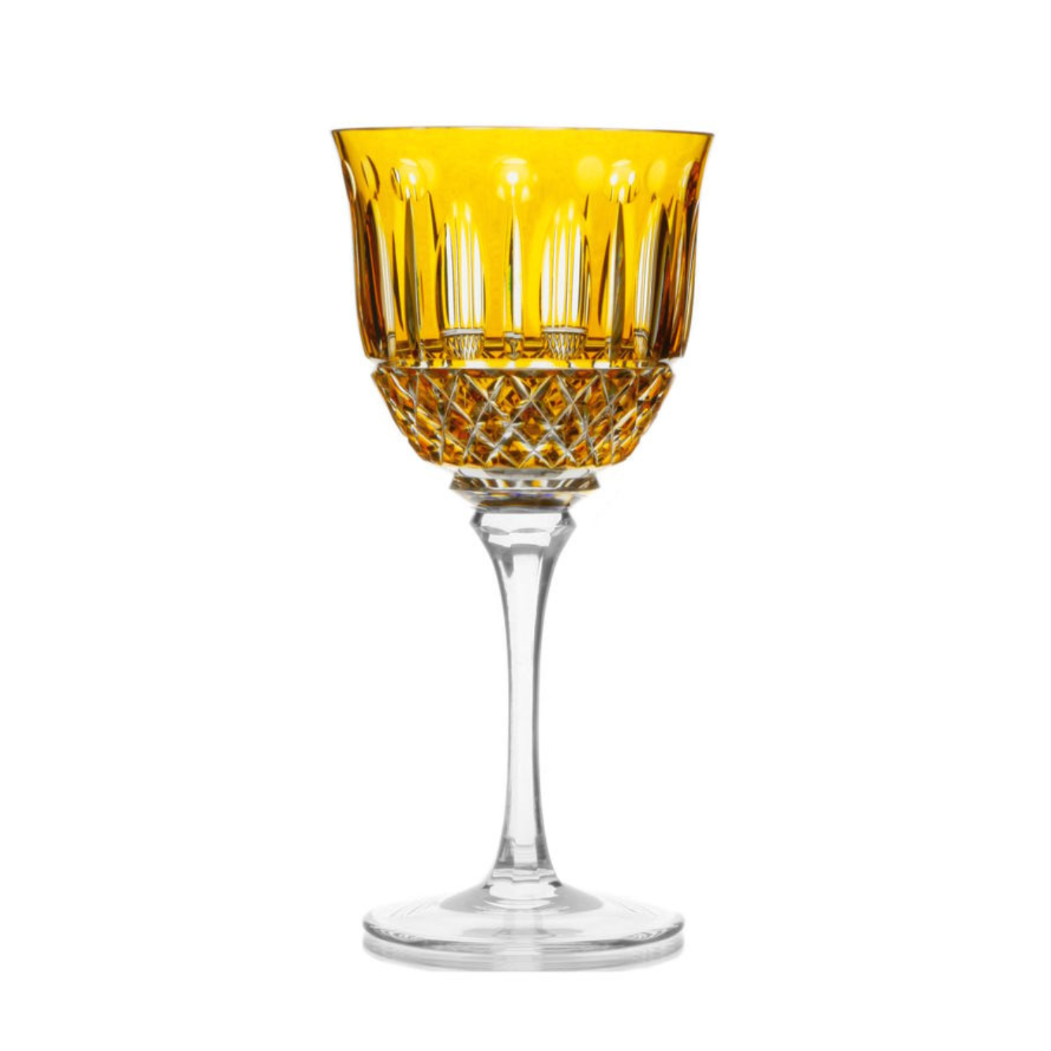 Taça de Cristal para Vinho Tinto Overlay Mozart Crystal By Frederico Strauss - 300ml - Sonata 69