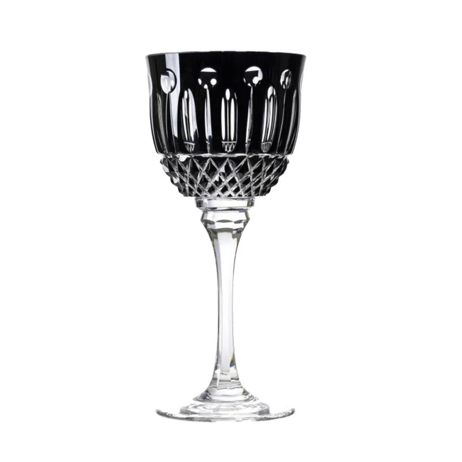 Taça de Cristal para Vinho Tinto Overlay Mozart Crystal By Frederico Strauss - 300ml - Sonata 69