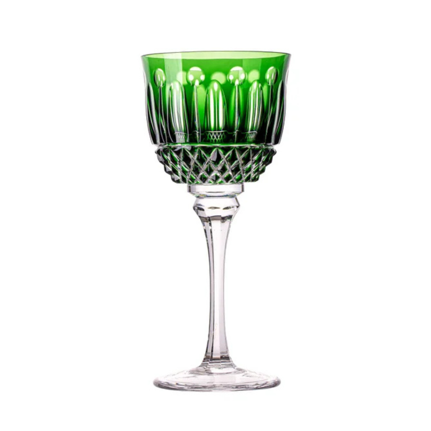 Taça de Cristal para Vinho Tinto Overlay Mozart Crystal By Frederico Strauss - 300ml - Sonata 69