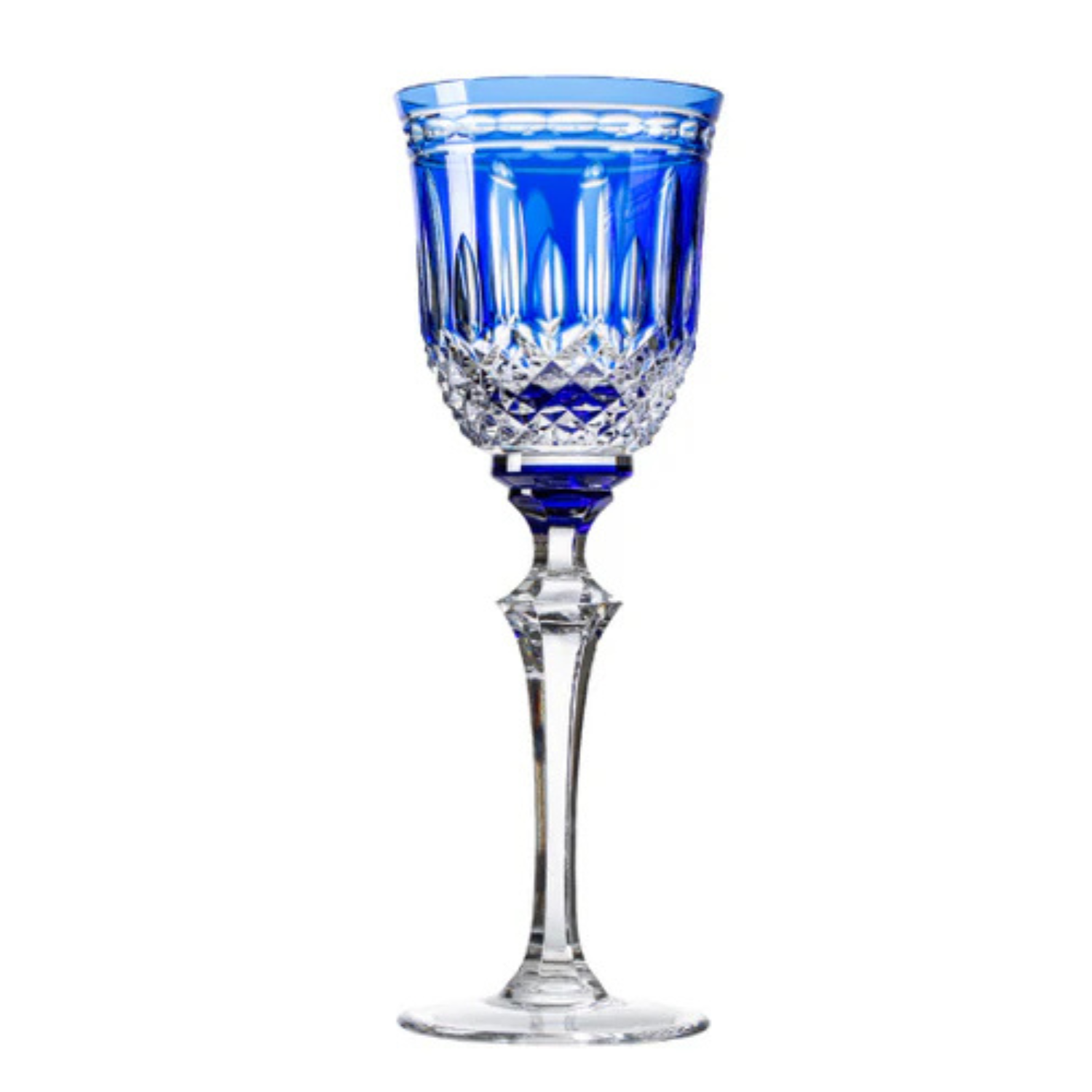 Taça de Cristal para Vinho Tinto Overlay Mozart Crystal By Frederico Strauss - 250ml - Serenata 68