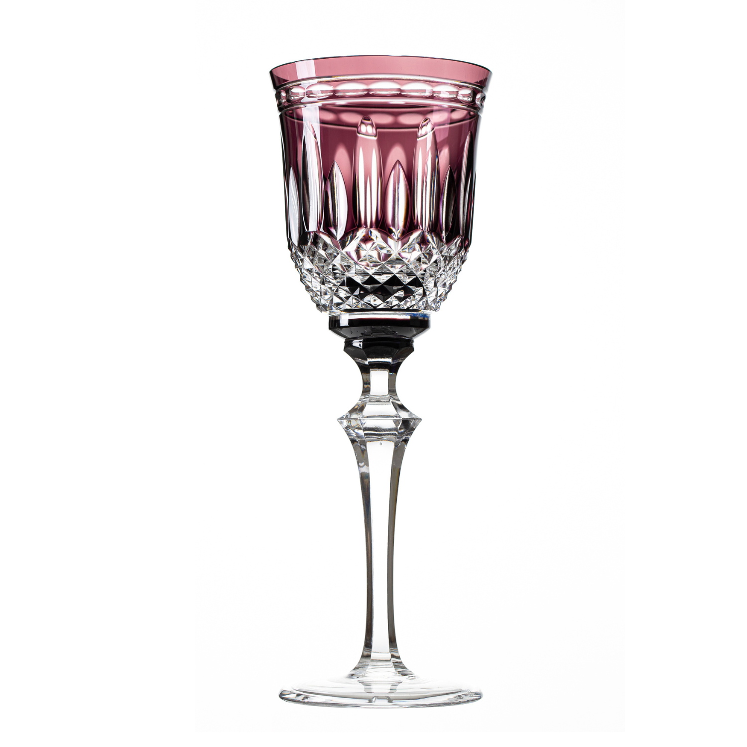 Taça de Cristal para Vinho Tinto Overlay Mozart Crystal By Frederico Strauss - 250ml - Serenata 68