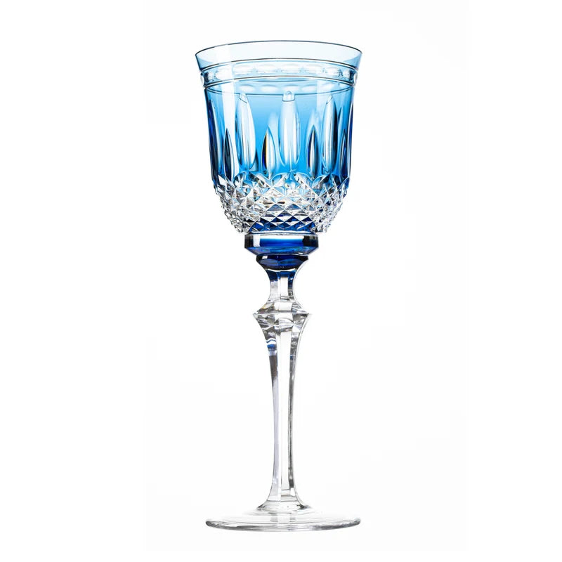Taça de Cristal para Vinho Tinto Overlay Mozart Crystal By Frederico Strauss - 250ml - Serenata 68