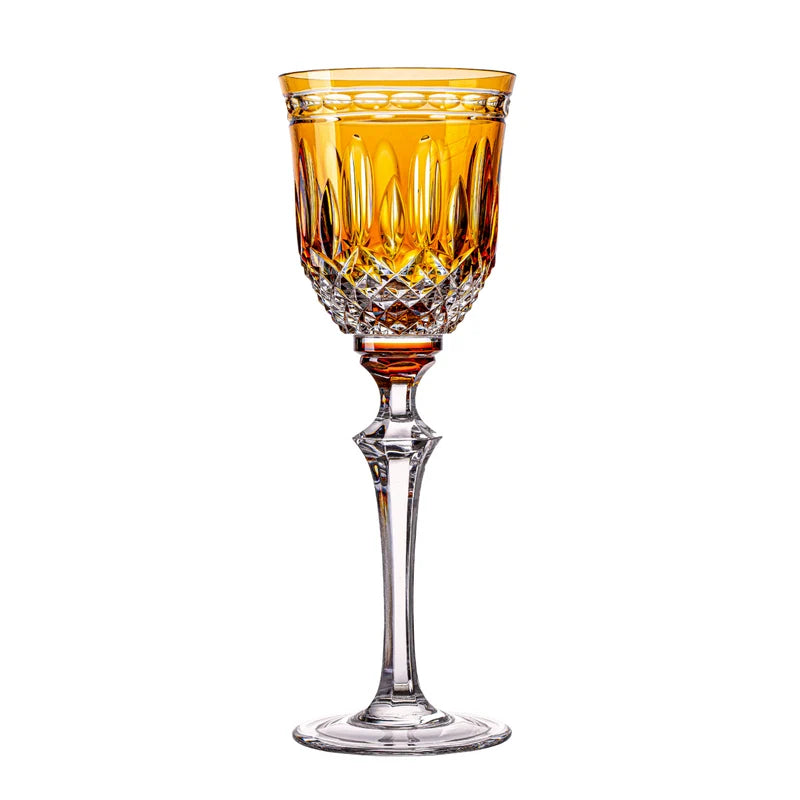 Taça de Cristal para Vinho Tinto Overlay Mozart Crystal By Frederico Strauss - 250ml - Serenata 68