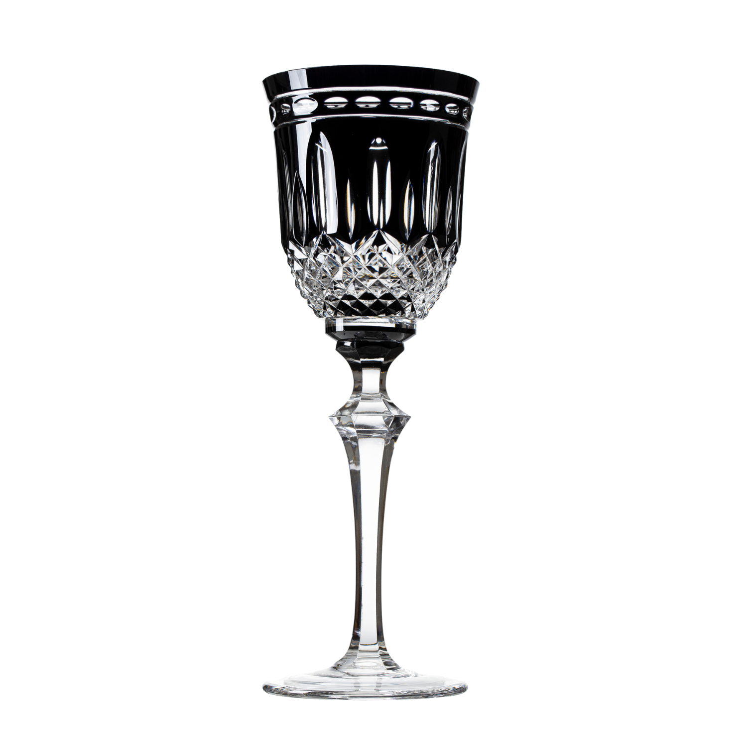Taça de Cristal para Vinho Tinto Overlay Mozart Crystal By Frederico Strauss - 250ml - Serenata 68