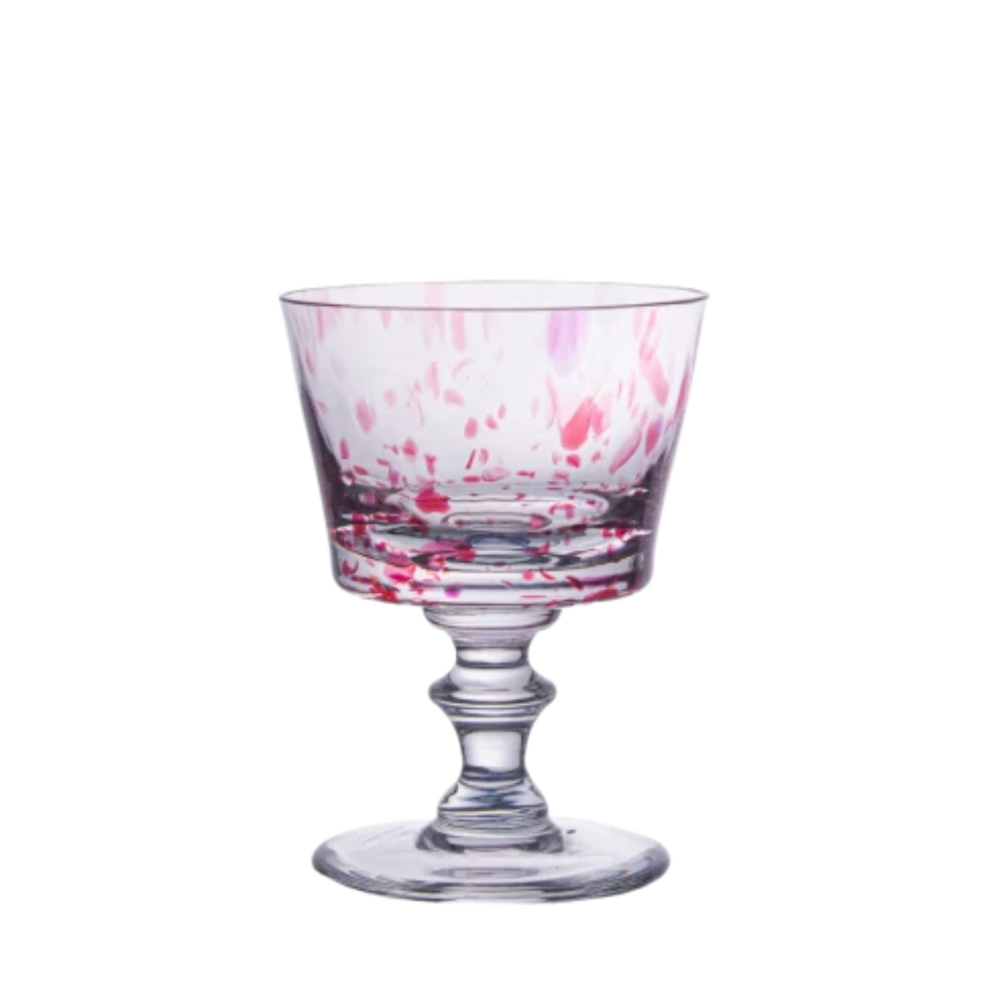 Taça de Cristal para Sobremesa Murano Colors Rubi Mozart Crystal By Frederico Strauss