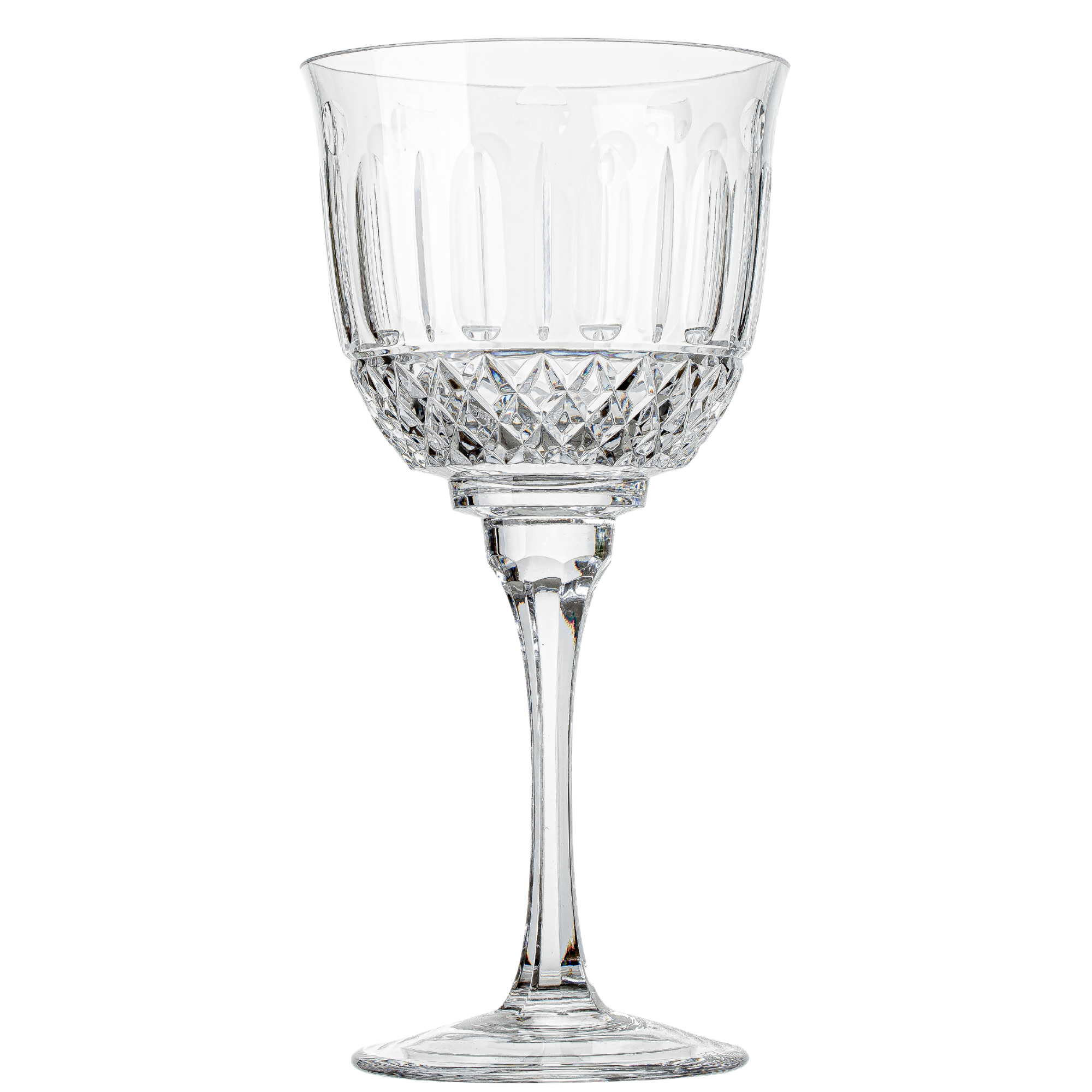 Jogo de 6 Taças de Cristal Sonata para Água Lapidado 69 Mozart Crystal By Frederico Strauss