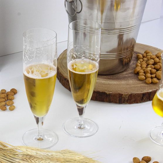 Jogo de 6 Taças de Cristal Tulipa para Lager Mozart Crystal By Frederico Strauss - 300ml - Cerveja