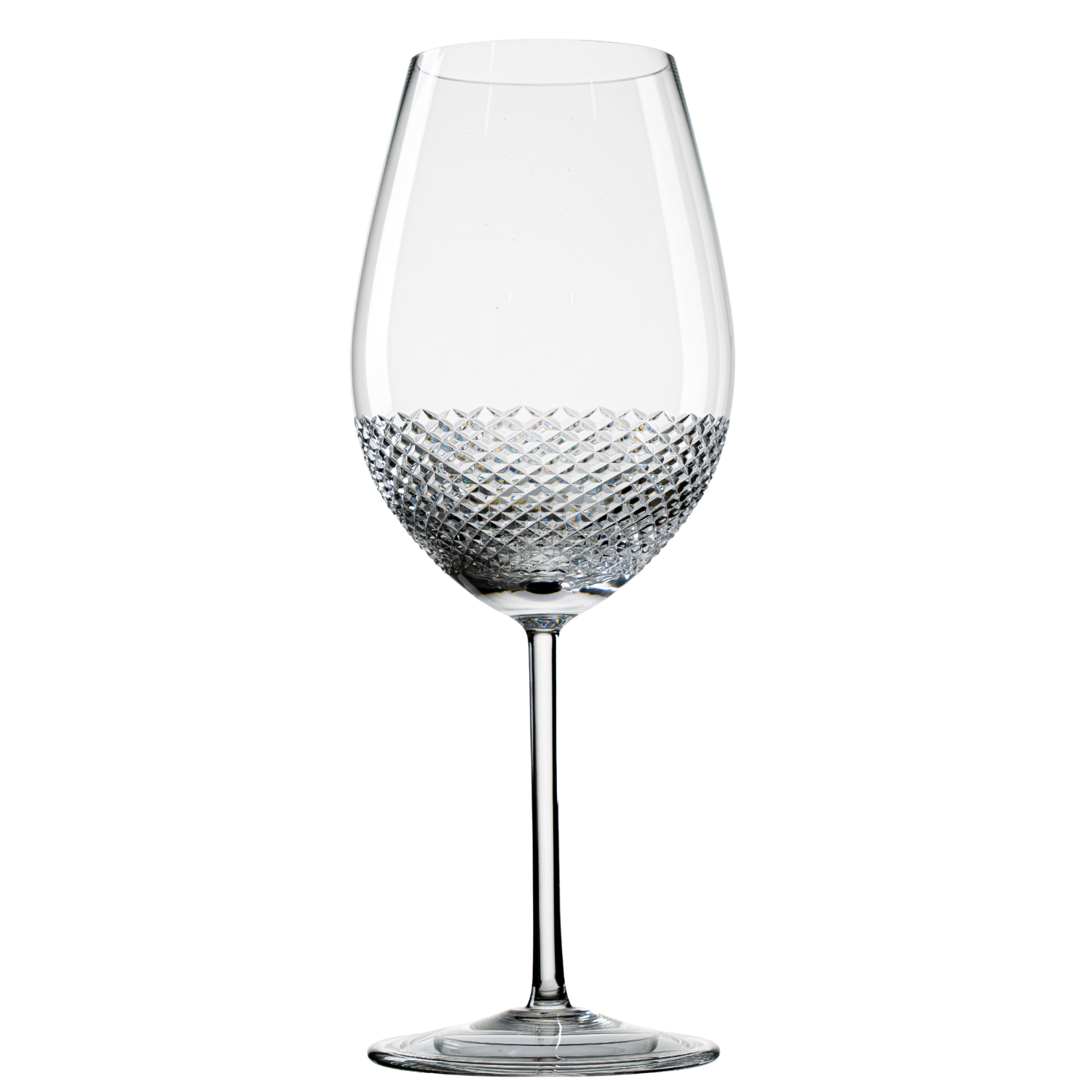 Taça de Cristal para Vinho Bordeaux II Grand Cru Lapidado Mozart Crystal By Frederico Strauss - 850ml - Sinfonia