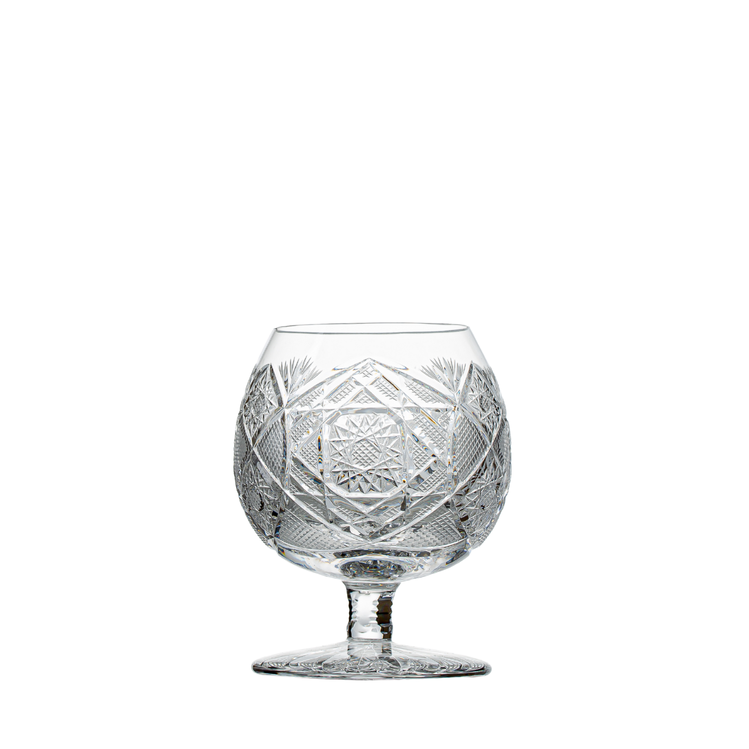 Taça de Cristal Cognac Special Deluxe Lapidado Mozart Crystal By Frederico Strauss - 250ml - Concerto