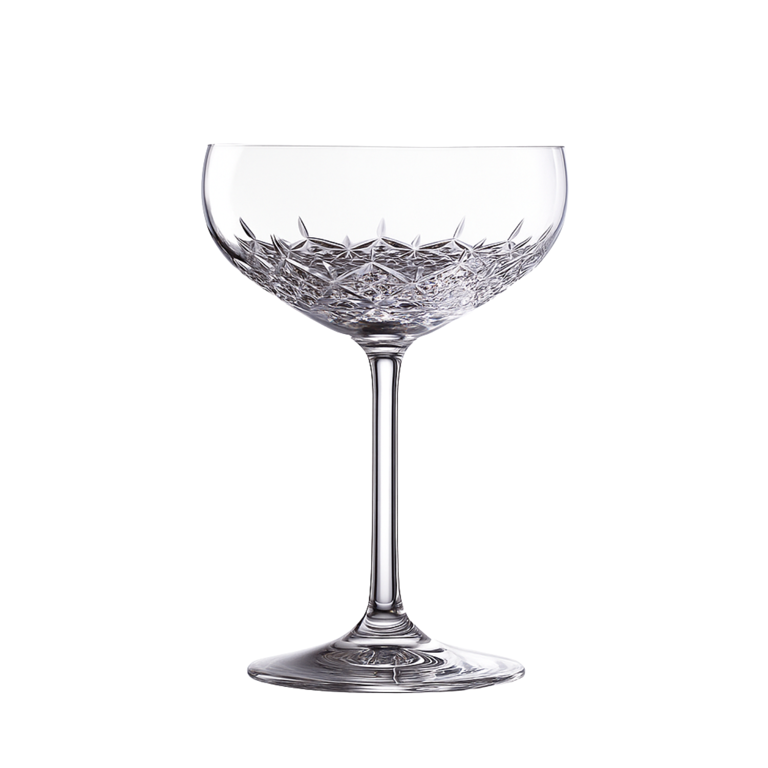 Taça de Cristal Coupé Copacabana para Champagne Mozart Crystal By Frederico Strauss - 285ml - Sinfonia 01